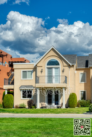 Luxury residential townhouse with private entrance from the street