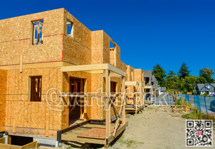Brand new family house is under construction.