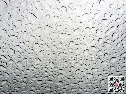 Abstract texture of water drops on a glass