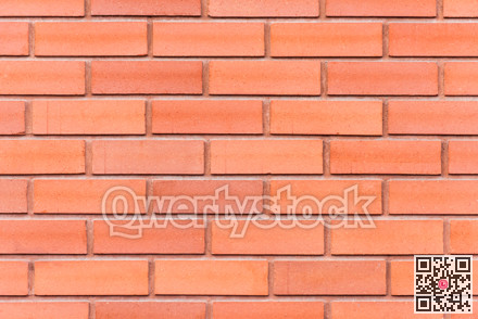 Red brick wall abstract background texture from the top to the bottom