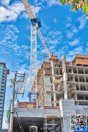 Concrete high rise residential building under constraction