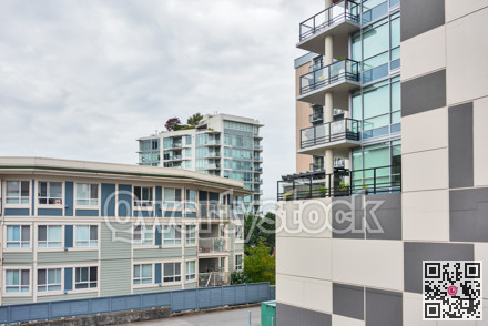 Residential buildings in North Vancouver, British Columbia, Canada