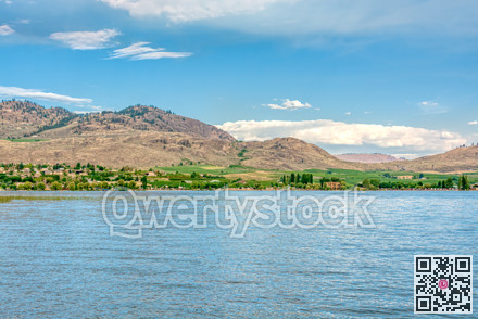 Beautiful view in Okanagan valley over Osoyoos lake