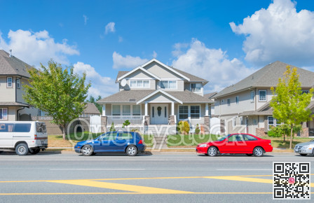 A street of family houses in suburban area of Abbotsford